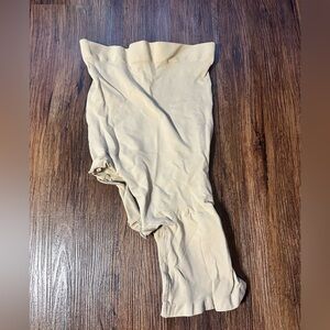 XL SKIMS right leg exposed Nude Seamless one leg Shaping Shorts